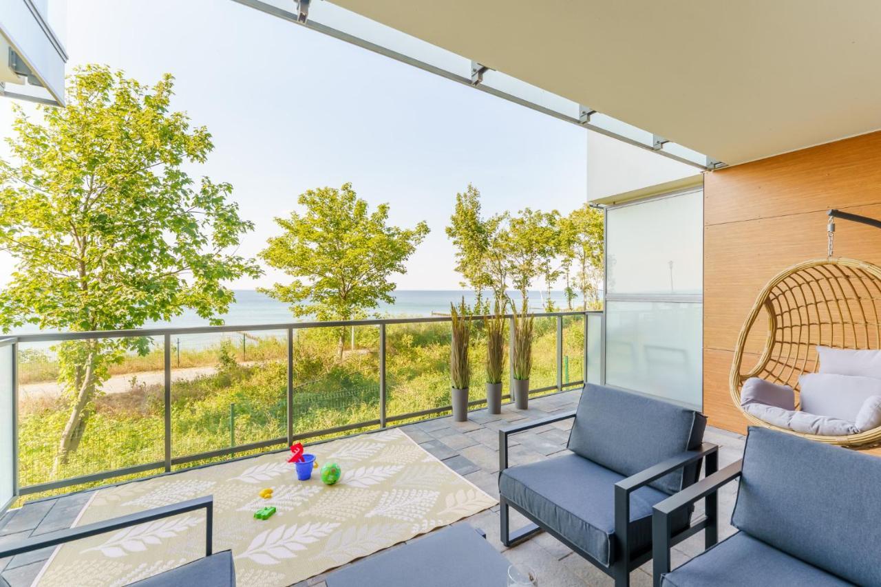 Ustronie Apartments Z Widokiem Na Morze 20 M Do Plazy Ustronie Morskie Dış mekan fotoğraf