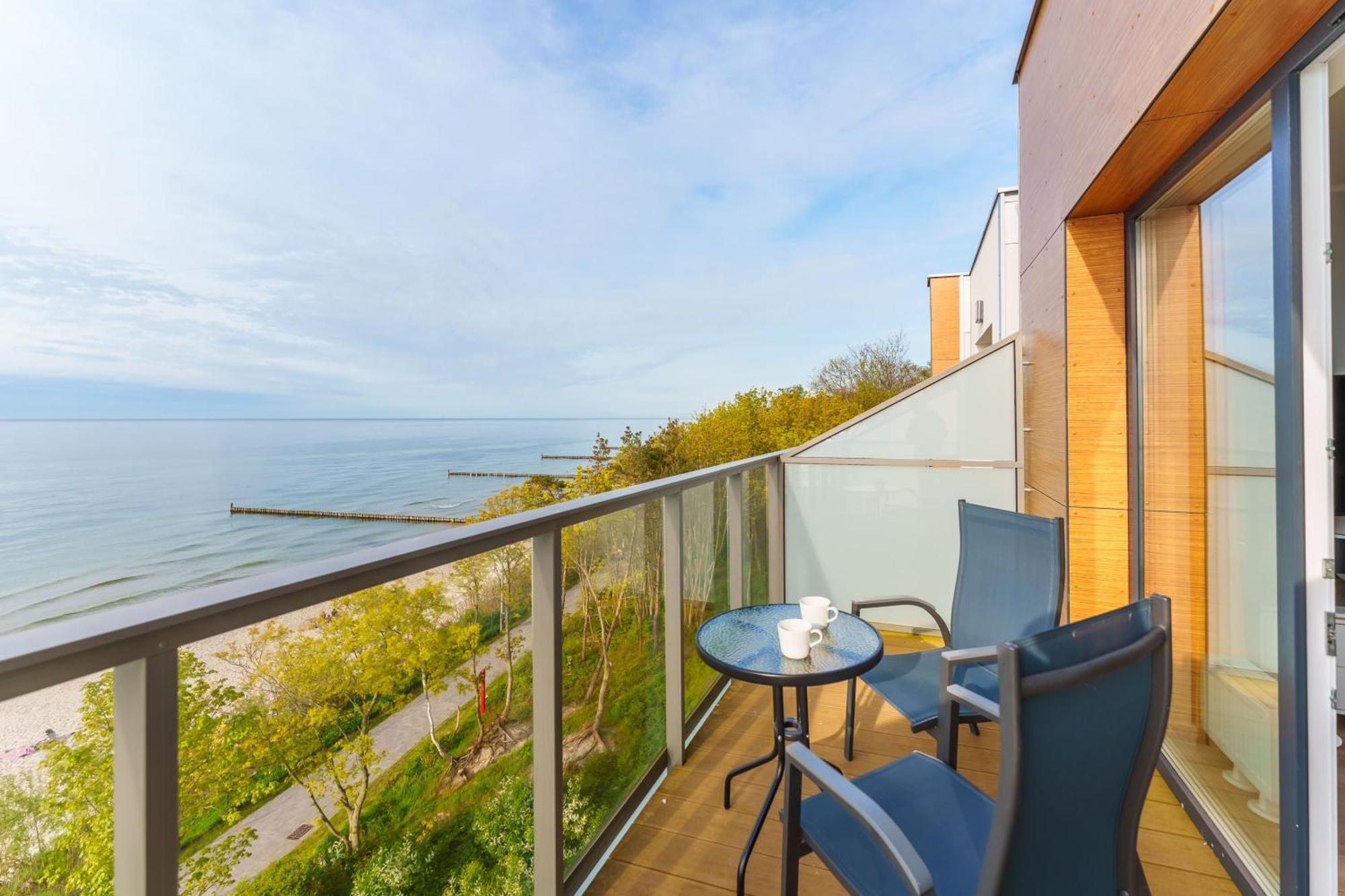 Ustronie Apartments Z Widokiem Na Morze 20 M Do Plazy Ustronie Morskie Dış mekan fotoğraf