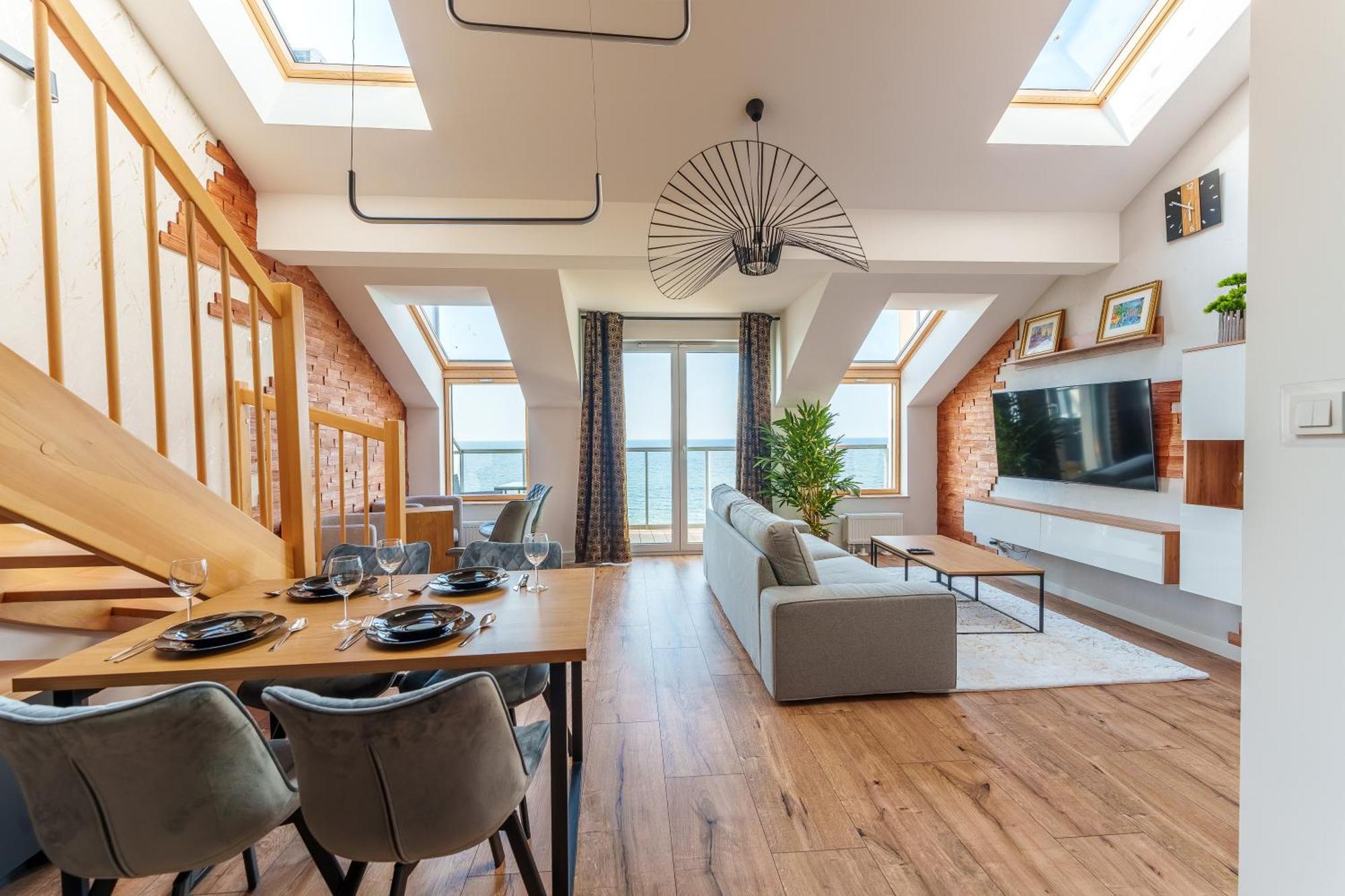 Ustronie Apartments Z Widokiem Na Morze 20 M Do Plazy Ustronie Morskie Dış mekan fotoğraf