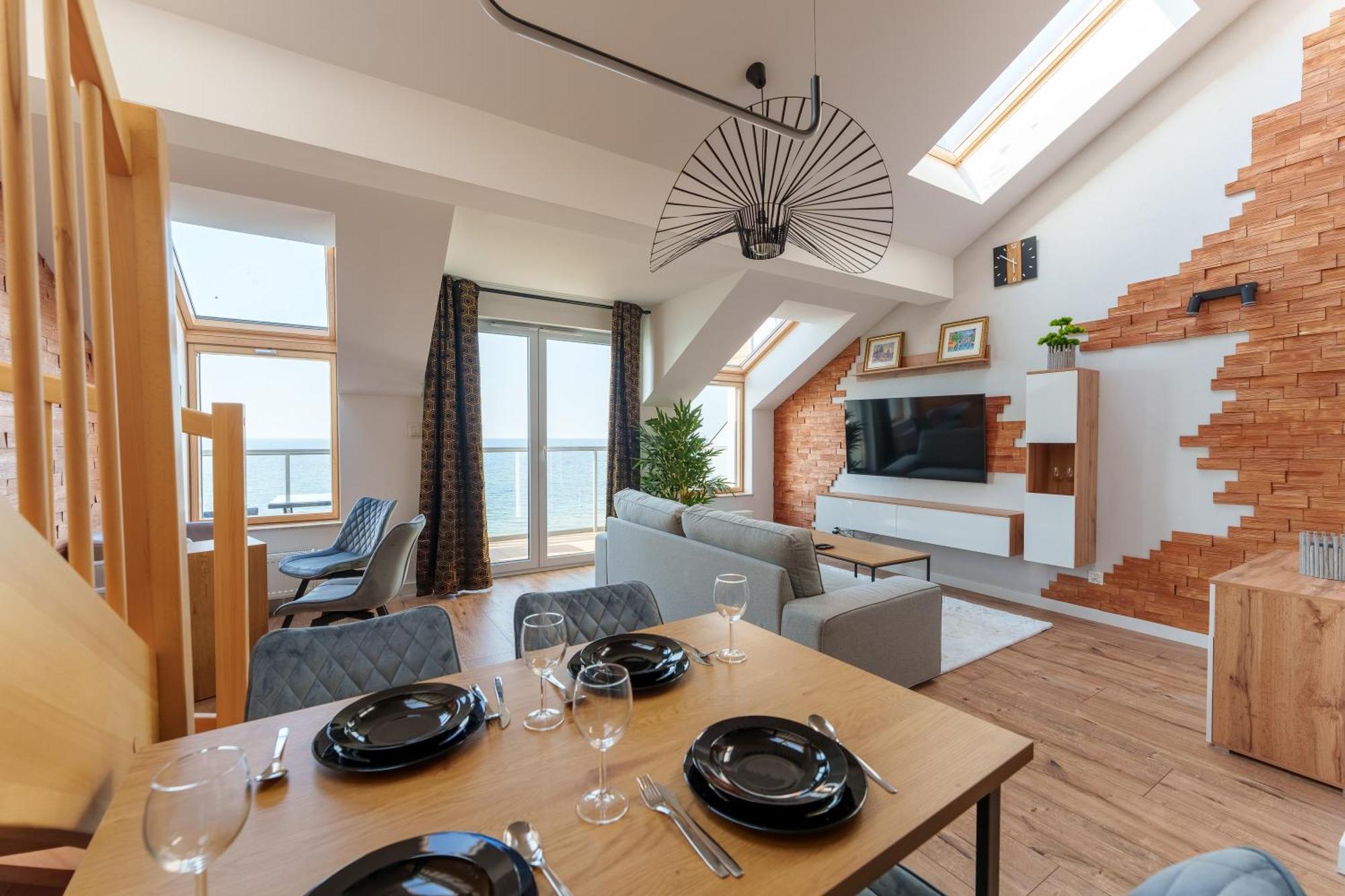 Ustronie Apartments Z Widokiem Na Morze 20 M Do Plazy Ustronie Morskie Dış mekan fotoğraf
